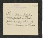 k.k. naturhistorisches Hofmuseum, Intendanzakten 1885-1896 (Hauer), Aktenzahl Z.166/1889, Seite 1